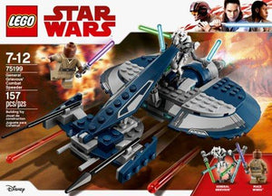 LEGO - Star Wars General Grievous' Combat Speeder Building Set 75199 - Blue